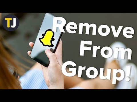 Removing Someone From A Group In Snapchat!