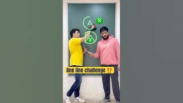 One Line Draws the entire shape, and the lines cannot overlap!Is there an answer to this question?1