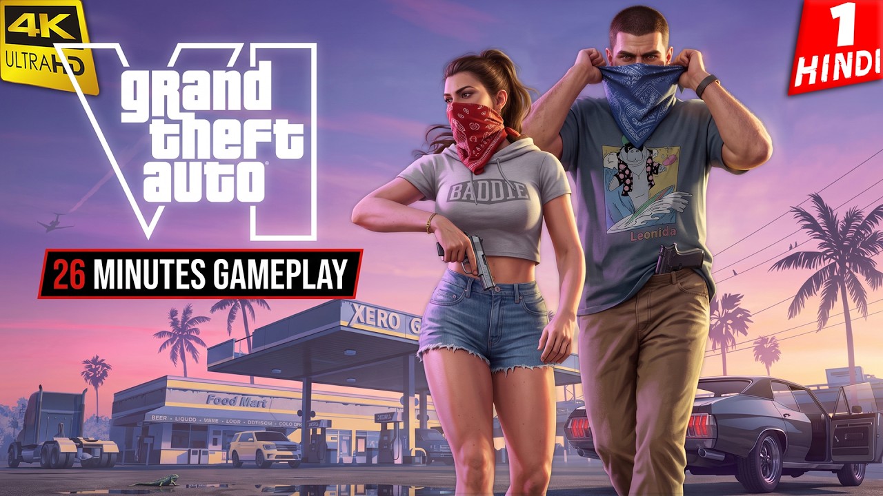 Grand Theft Auto VI | 26 Minutes Gameplay 4K | GTA-6 | Extended Look