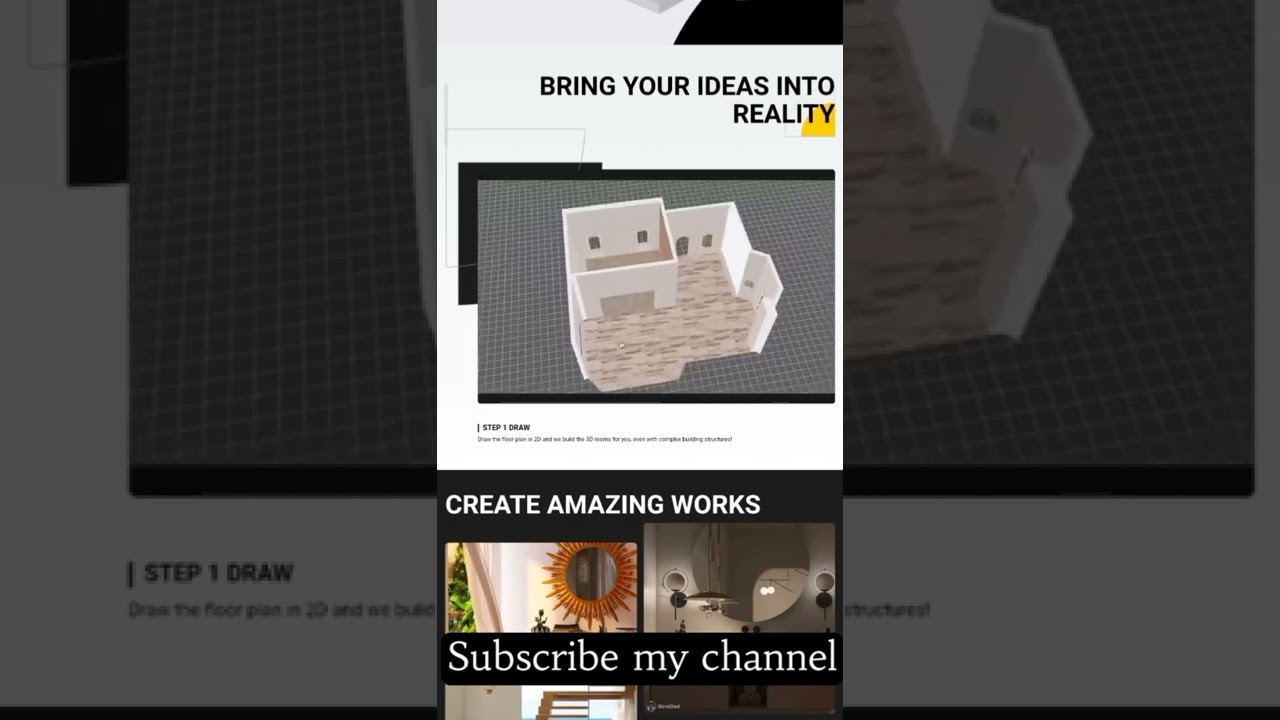 I Made 3D design home I 