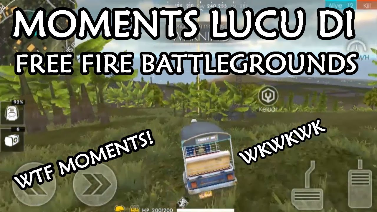 Moment Lucu Di Free Fire Free Fire Battlegrounds 16 Youtube