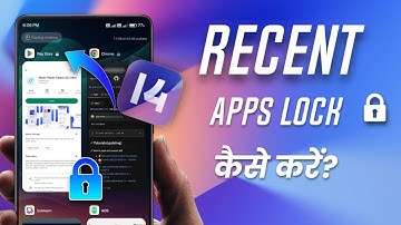How to Lock Apps in Recent Menu ⚡ MiUi 14 ⚡ Hindi | Recent Apps Lock kaise karen?