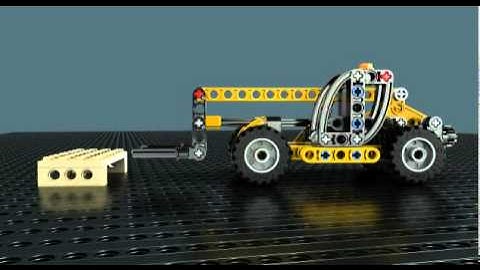 LEGO Technic 8045 Mini Telehandler Animation