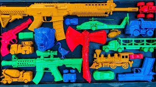 Membersihkan Nerf Blaster gun, Shotgun, Assault Rifle, AK47, Sniper Rifle, Glock Pistol