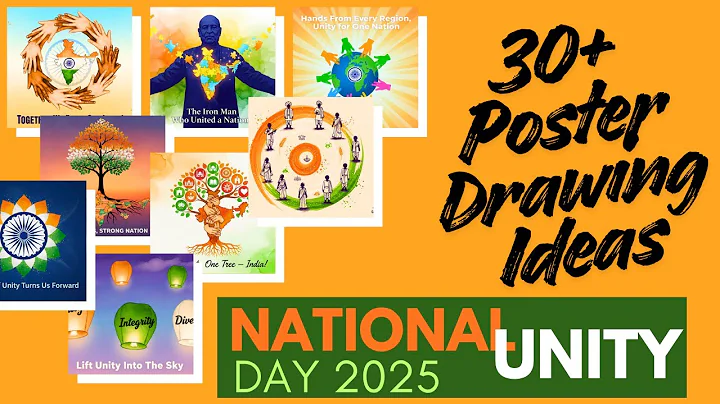 30 National Unity Day Posters | Unity Day Poster Drawing Ideas 2025