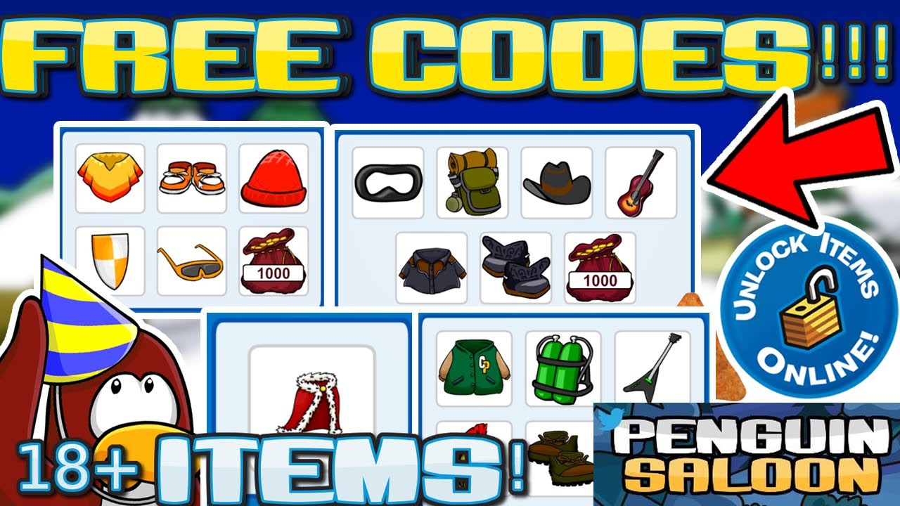 FREE ARMY CODES! Penguin Saloon Secrets | 18+ Items