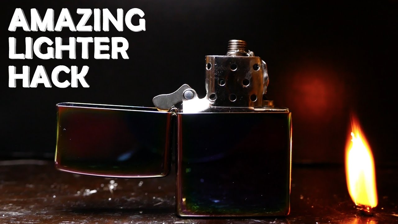 Amazing Lighter Hack! Electric Zippo Lighter!!! YouTube