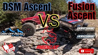 Redcat Fusion Ascent vs DSM Ascent #rcparklife #redcat #tinytrucks #rccrawler #ascent #create #rc