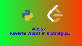 No Sound Leetcode 557: Reverse Words in a String III