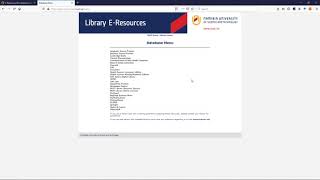 Introduction to NUST Library e-resources Profile