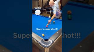 Super combo shot ⚡️⚡️⚡️ #billiards #pool