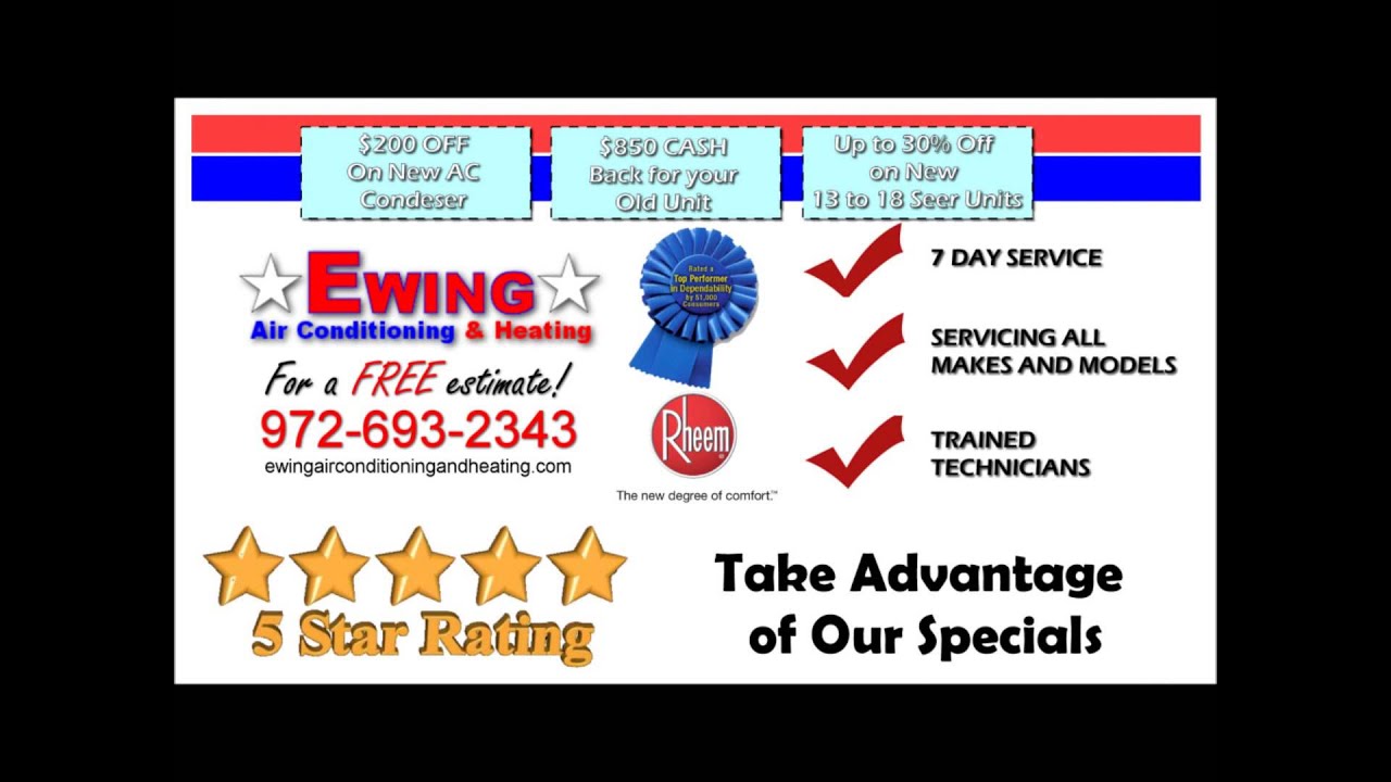 AC Repair Flower Mound Lewisville Coppell Texas | Ewing Air Conditioning