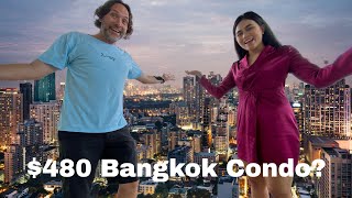 $480 Bangkok Condo Tour - Cost of Living Bangkok