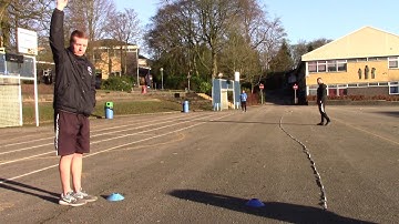 Running the 30m sprint test