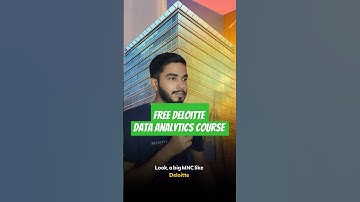Free Deloitte Data Analytics Course 2025 ✨ #shorts #deloitte #jobs #courses #dataanalytics #career