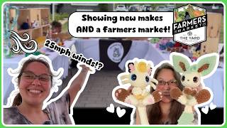 Battling 25mph Winds!💨 Johnston Market Day 5 + My New Favorite Crochet Patterns!🥰