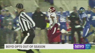 Rakeem Boyd Opts Out Of The Remaining 2020 Season