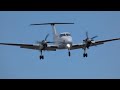 Beech b200 super king air landing and taking off at raf northolt airport ggmae
