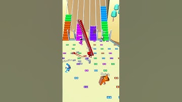 Bridge Race All Levels Gameplay Android,ios Level 184 #short