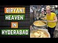 Biryani heaven in Hyderabad 🔥🔥 Hyderabadi food tour 🔥🔥 Indian food reaction