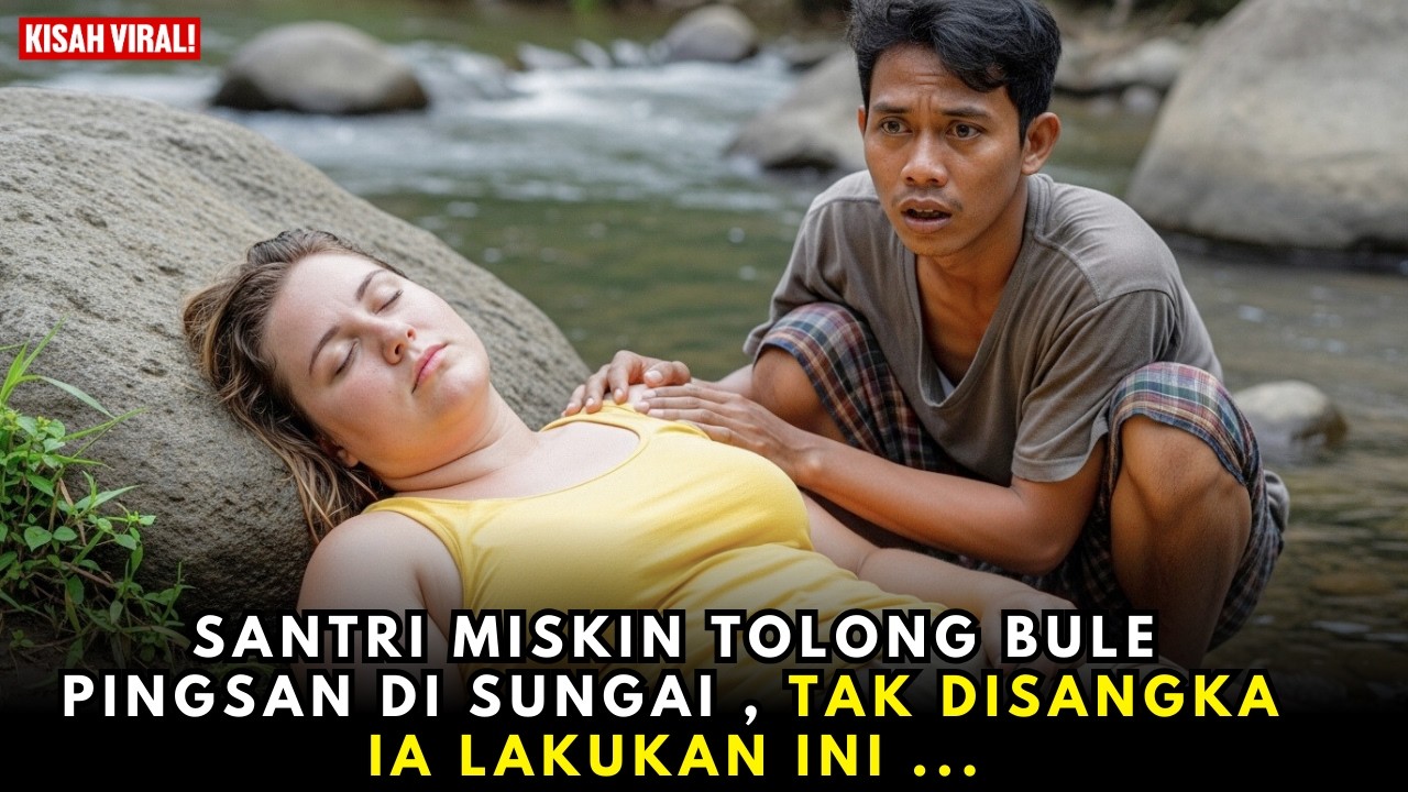 Saat Santri Miskin tolong Bule Pingsan di Sungai, Tak Ada yang Menyangka Apa yg Terjadi Setelahnya..