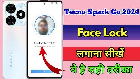 how to face lock in tecno spark go 2024, tecno spark go 2024 face lock setting