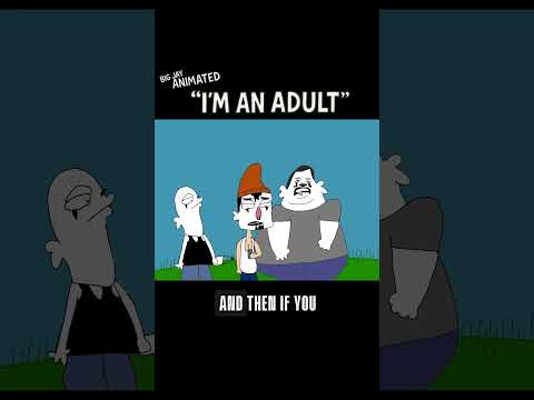 I’m an adult’ is Jay’s cheat code for life… watch it come to life in animation! ⁣