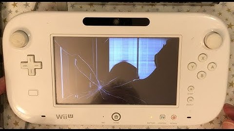 nintendo wii u broken lcd touch screen repair tutorial part 1