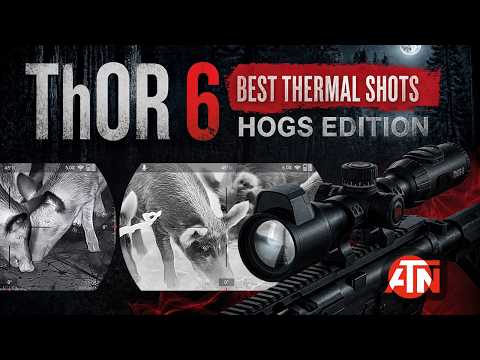 Best Thermal Scope for Night Hunting — ATN ThOR 6 Thermal Scope Footage Compilation