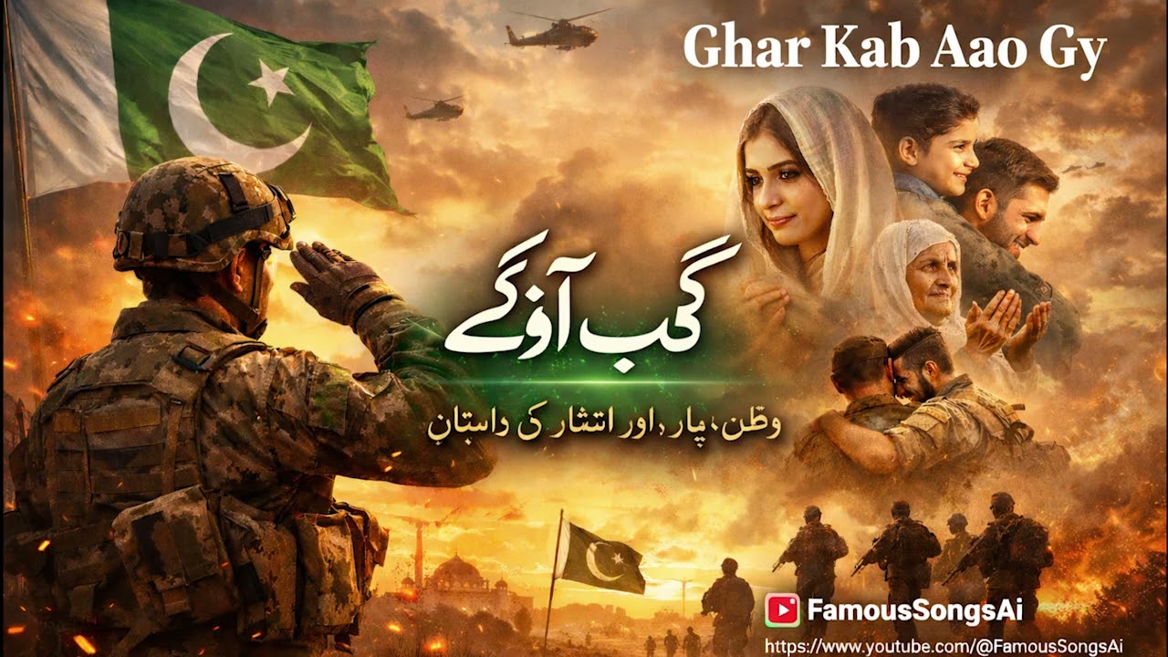 Ghar Kab Aaogy گھر کب آؤ گے | Heart Touching Army Song | Emotional Patriotic Urdu Song 2026