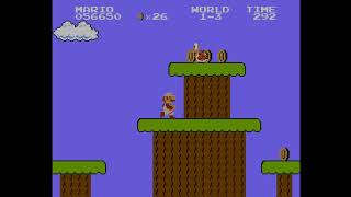 Super Mario Bros. - World 1 (Complete) Playthrough (NES/Wii Virtual Console) (No Damage)