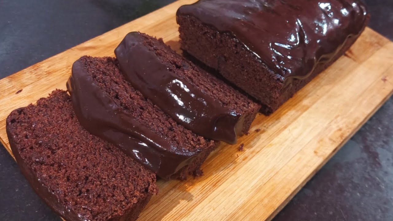 Eggless Chocolate Loaf cake | Easy chocolate cake recipe