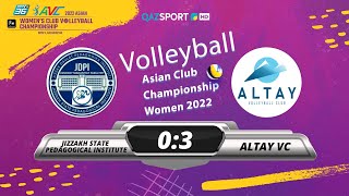 Volleyball. Asian club championship. «Jizzakh State» (UZB) - «Altay VC» (KAZ) - 0:3