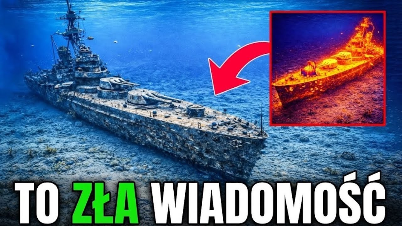 Dron podwodny odkrył ciepłą, zamkniętą komorę wewnątrz Bismarcka i wysłał sygnał SOS