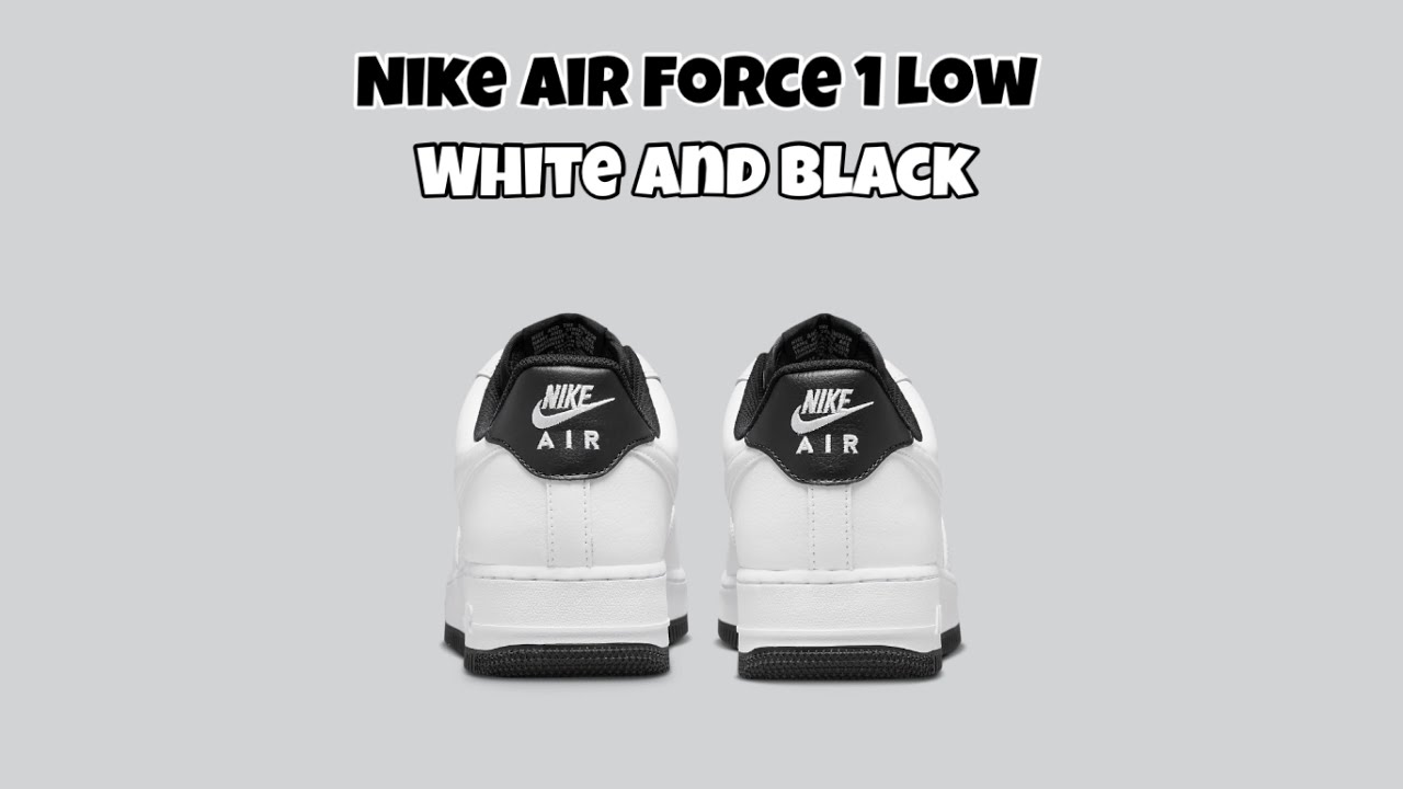 Nike Air Force 1 Low White Black DR9867-102