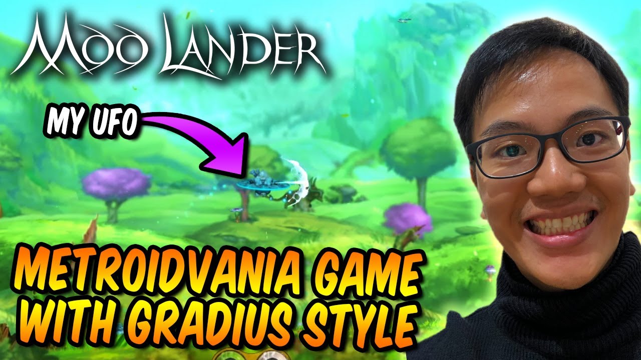 MOO LANDER: NEW METROIDVANIA GRADIUS STYLE GAME