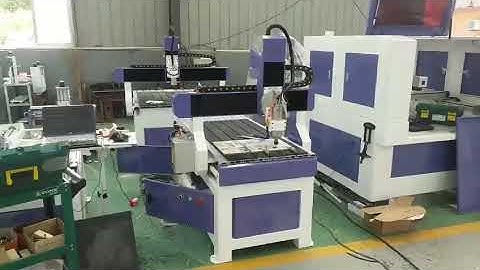 AKM6090 cnc router with Swing device test