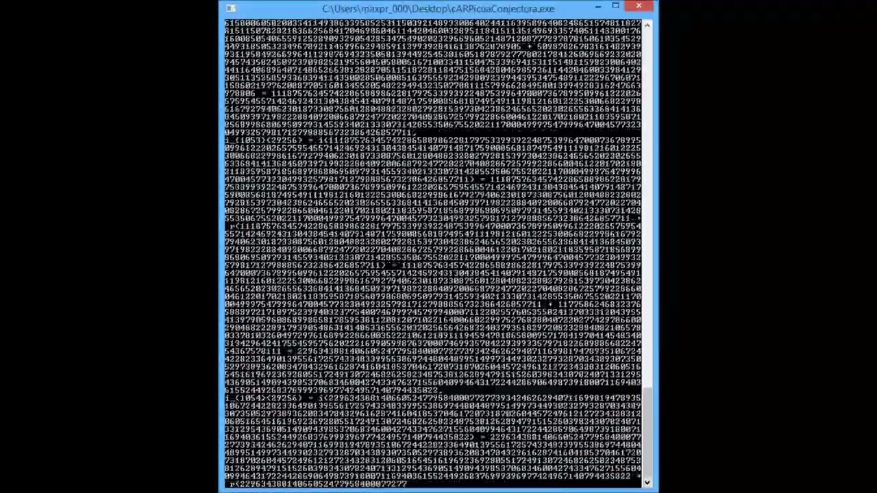 ARPrime Alpha5 - cARPicuaConjectura - 29247 a 29322 [