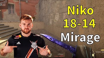 CS2 Demo G2 Niko Mirage POV 18Kills | 2024/05/08 CS2 Niko POV #cs2