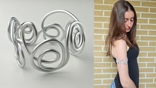 3mm Aluminum Wire Bracelet Cuff Jewelry Making Tutorial