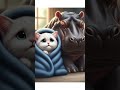 cat and hippopotamus #DreamScreenAI #cat #cataiimages #funny #ai #ytai #yt #fyp #video #funnycats