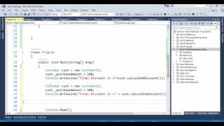 Lab15 Static and Instance members in c#