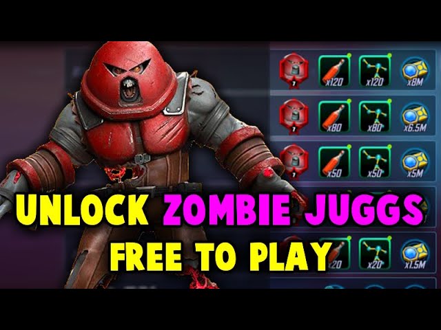 MARVEL Strike Force on X: Zombie Juggernaut Video, Strike Time