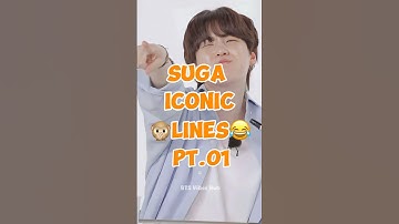 BTS SUGA’s Funniest & Most Iconic Lines Ever!😎😅#bts#funny#shorts