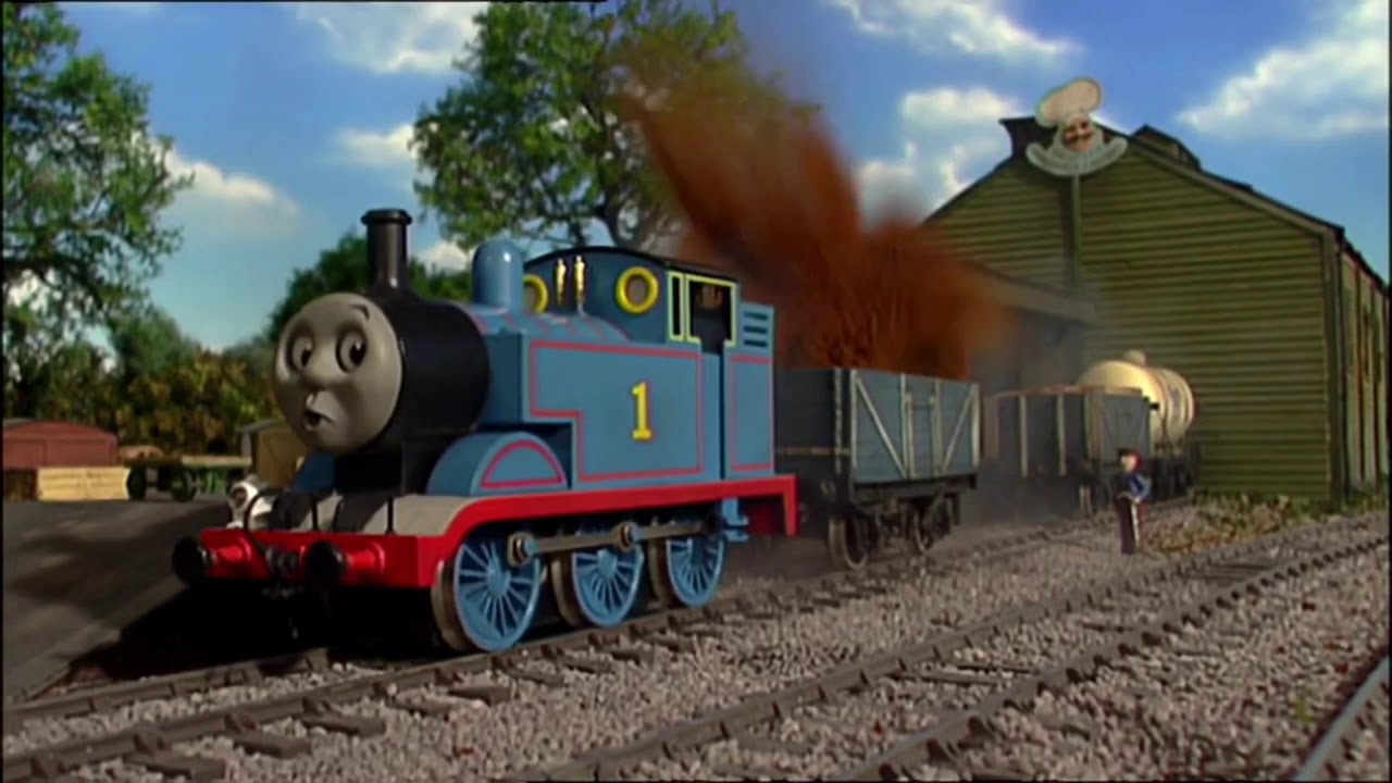 Too hot for Thomas crash scene with added sfx - YouTube.