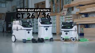 Bluetooth-Powered Dust Control! Meet the Festool CT 26 & CT 36 EI