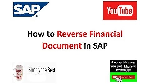 How to Reverse a Financial Document in SAP , T-Code : FB08  SAP FICO