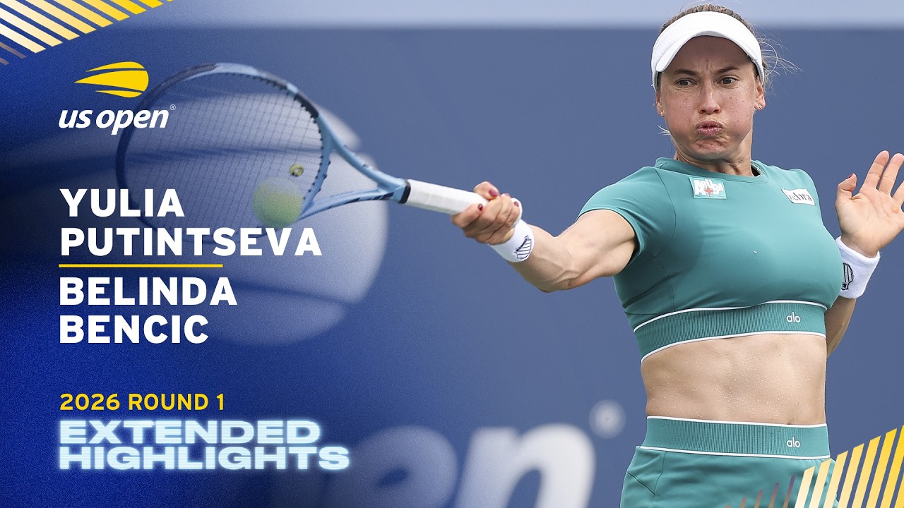 Yulia Putintseva vs. Belinda Bencic Extended Highlights | 2026 US Open Round 1