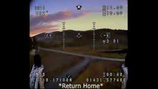 APM 2.5 Hexacopter - Loiter & RTL test
