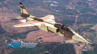 Dassault Jaguar British-French Supersonic Jet Attack Aircraft Full Flight in Australia